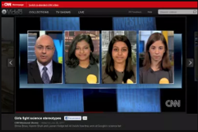 Shree Bose on CNN: girls fight science stereotypes