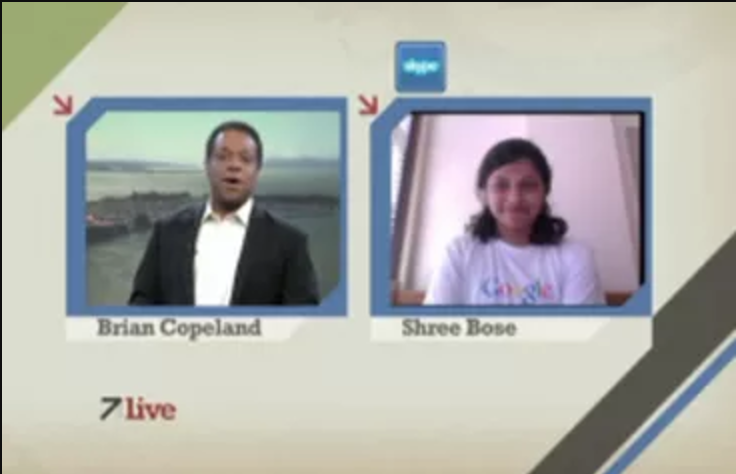 Shree Bose interviewed by Brian Copeland on ABC7 7Live